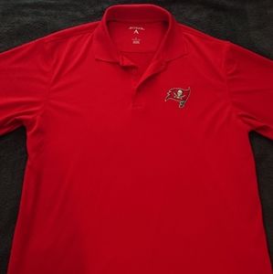 Antigua Polo Shirt NFL Tampa Bay Buccaneers size L